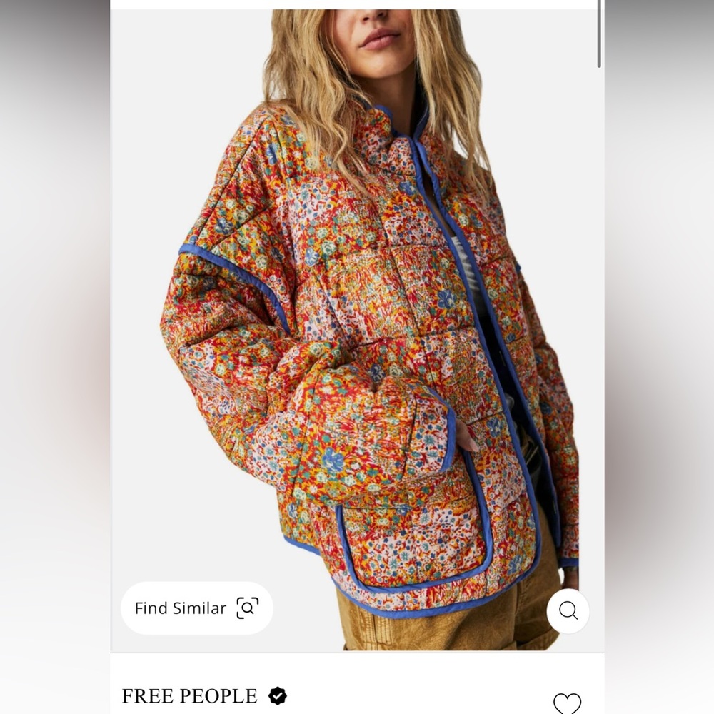 FREE PEOPLE, Chloe Jacket, Candy Combo, XL